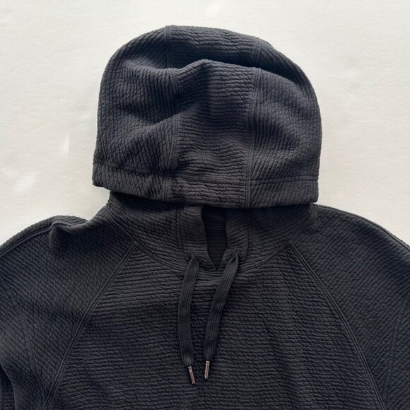 Lululemon Easy Going Hoodie Black Size 12 Sleeveless Pullover $98 - Picture 6 of 6